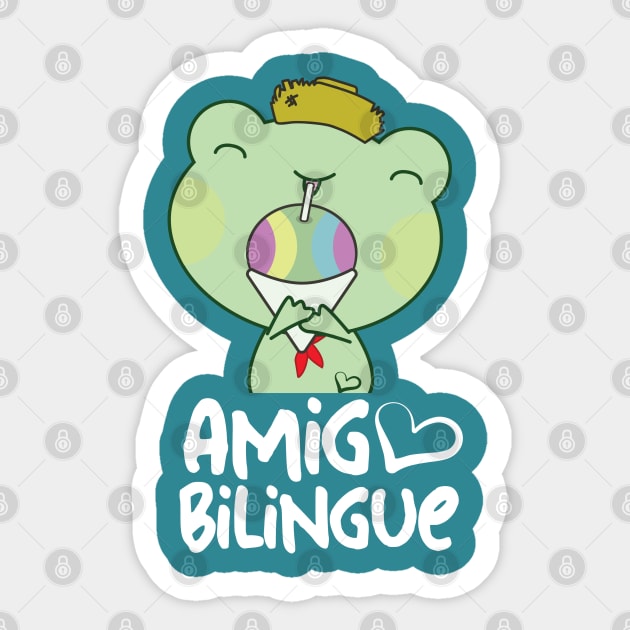 Quico, Amigo bilingue Boricua Coqui Sticker by AmigoBilingue